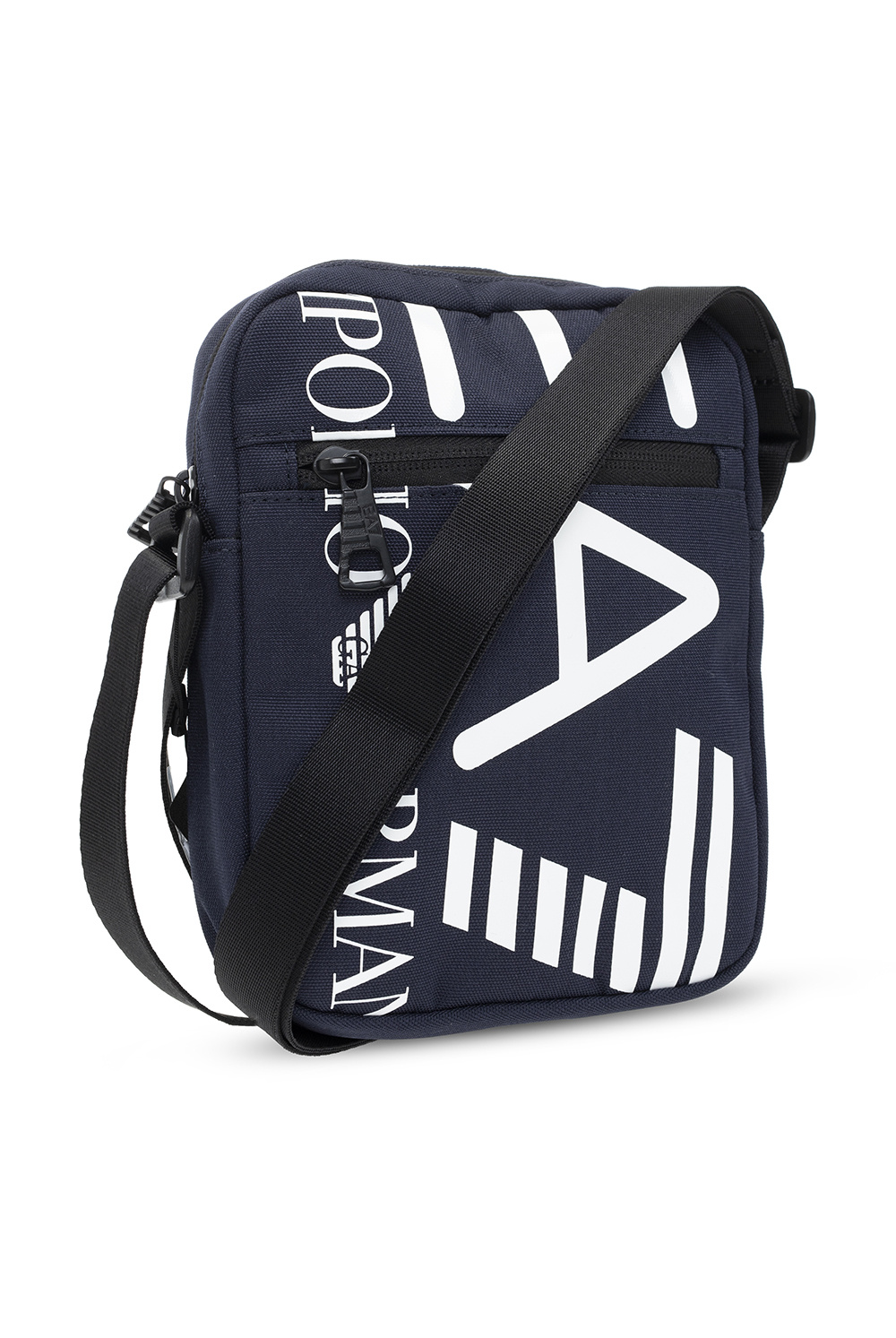 giorgio armani logo print leather tote bag item